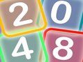 Leikur Neonleikur 2048 á netinu