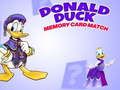 Leikur Donald Duck minni spjald á netinu