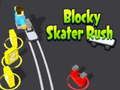 Leikur Blocky Skater Rush á netinu