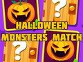 Leikur Halloween Monsters Match á netinu
