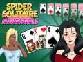 Leikur Spider Solitaire Manga Stúlkur á netinu