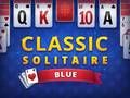 Leikur Klassískt Solitaire Blátt á netinu