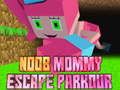 Leikur Noob Amma Flótti Parkour á netinu