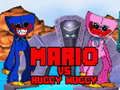 Leikur Mario gegn Huggy Wuggy á netinu