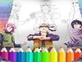 Leikur Naruto Shippuden Litabók á netinu