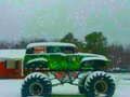 Leikur Vetrar Monster Truck Puzzles á netinu