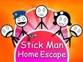 Leikur Stickman: Flóttinn úr Heimili á netinu