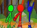 Leikur StickMan Bræður Vs Zombí á netinu