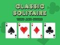 Leikur Classic Solitaire: Tími og Stig á netinu Leikur Classic Solitaire: Tími og Stig á netinu