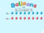 Leikur Ballon og Skæri á netinu