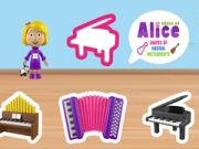 Leikur Heimur Alice-formanna tónlistarinnstakanna á netinu