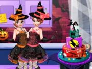 Leikur Halloween veisla kaka á netinu