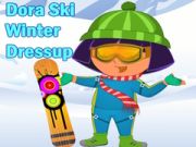 Leikur Dora Skí: Vetrar Fata á netinu