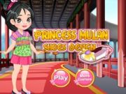 Leikur Hönnun skóna fyrir prinsessu Mulan á netinu