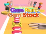 Leikur Gem Run: Gem Stack á netinu