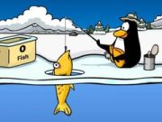 Leikur Klúbbur Pinguína: Ísveiði á netinu