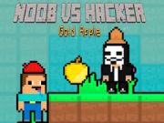Leikur Noob á móti Hacker Gull Epli á netinu