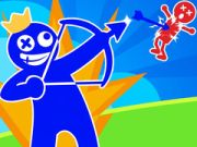 Leikur Rauður og Blár Stickman Spjóna Puzzlar 2 á netinu