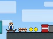 Leikur Obby Skate Að eilífu Parkour á netinu Leikur Obby Skate Að eilífu Parkour á netinu