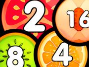 Leikur Sameina kúlur Shooter 2048 Tengdu ávexti á netinu