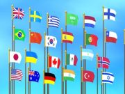 Leikur Flag Puzzle Jam: Safnaðu fánum á netinu