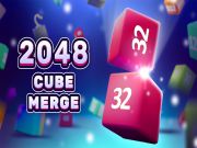 Leikur 2048 Cube sameinast á netinu