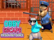 Leikur Obby Escape: Dance Prison Rat á netinu
