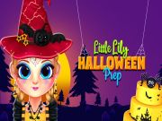 Leikur Little Lily Halloween Prep á netinu