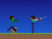 Leikur Noob vs Pro en skyttur Minecraft á netinu