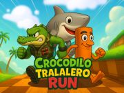 Leikur Crocodilo Tralalero Run á netinu