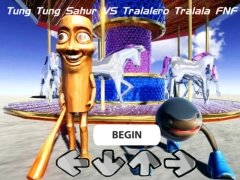 Leikur Tung Tung Sahur vs Tralalero Tralala FNF á netinu