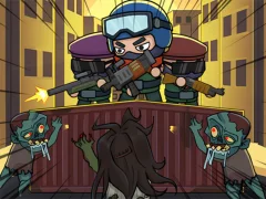 Leikur Zombie aðgerðalaus vörn á netinu