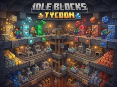 Leikur Idle Blocks Tycoon á netinu