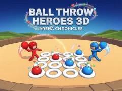 Leikur Ball Throw Heroes 3D á netinu