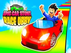 Leikur Epic bíll glæfrahlaup Obby á netinu