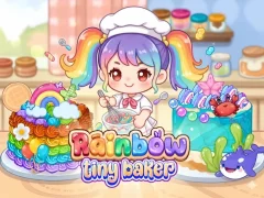 Leikur Rainbow Tiny Baker á netinu