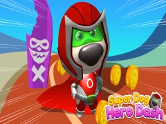 Leikur Super Dog Hero Dash á netinu