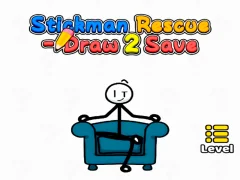 Leikur Stickman Rescue Draw 2 Save á netinu