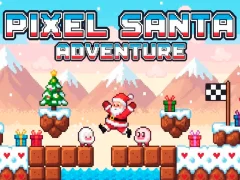 Leikur Pixel Santa ævintýri á netinu