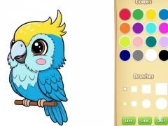 Leikur Kawaii dýra litarbók á netinu
