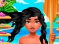 Leikur Polynesia prinsessa: Raunverulegar hárklippingar á netinu