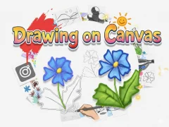 Leikur Teikning á striga á netinu