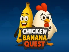 Leikur Chicken Banana Quest á netinu Leikur Chicken Banana Quest á netinu