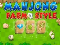 Leikur Mahjong Farm Style á netinu