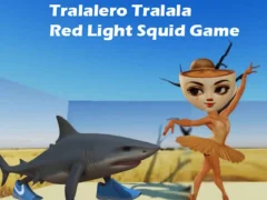 Leikur Tralalero Tralala Red Light Smokkfiskaleikur á netinu