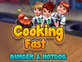 Leikur Fljótleg Eldun: Borgari og Hotdog á netinu