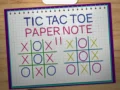 Leikur Tic Tac Toe Pappír Athugasemd 2 á netinu