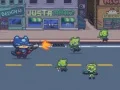 Leikur Köttur Skotari gegn Zombie á netinu