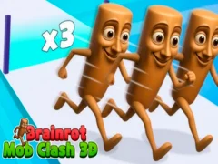 Leikur Brainrot Mob Clash 3D á netinu