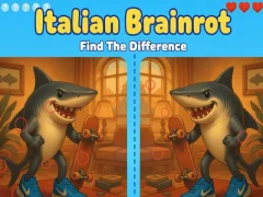 Leikur Italian Brainrot: Finndu muninn á netinu Leikur Italian Brainrot: Finndu muninn á netinu